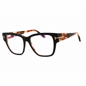 Tom Ford Women's Eyeglasses - Black/Other Cat Eye Acetate Frame | FT5745-B 005