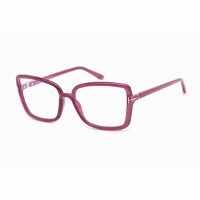 Tom Ford Women's Eyeglasses - Full Rim Butterfly Violet Plastic Frame | FT5813-B 083