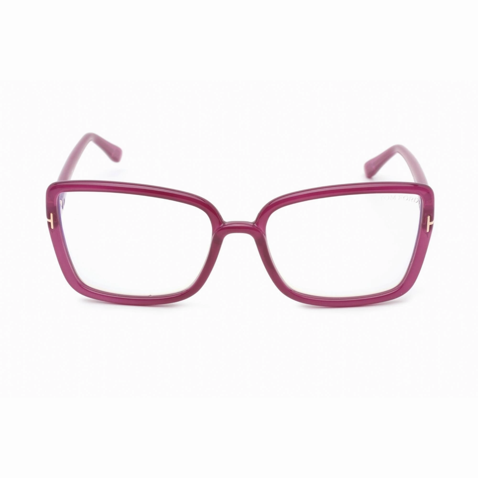 Tom Ford Women's Eyeglasses - Full Rim Butterfly Violet Plastic Frame | FT5813-B 083