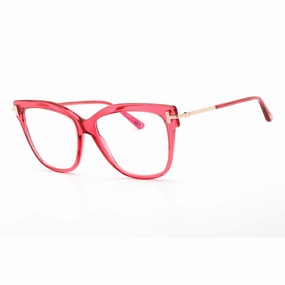 Tom Ford Women's Eyeglasses - Full Rim Shiny Red Rectangular Frame | FT5704-B 066