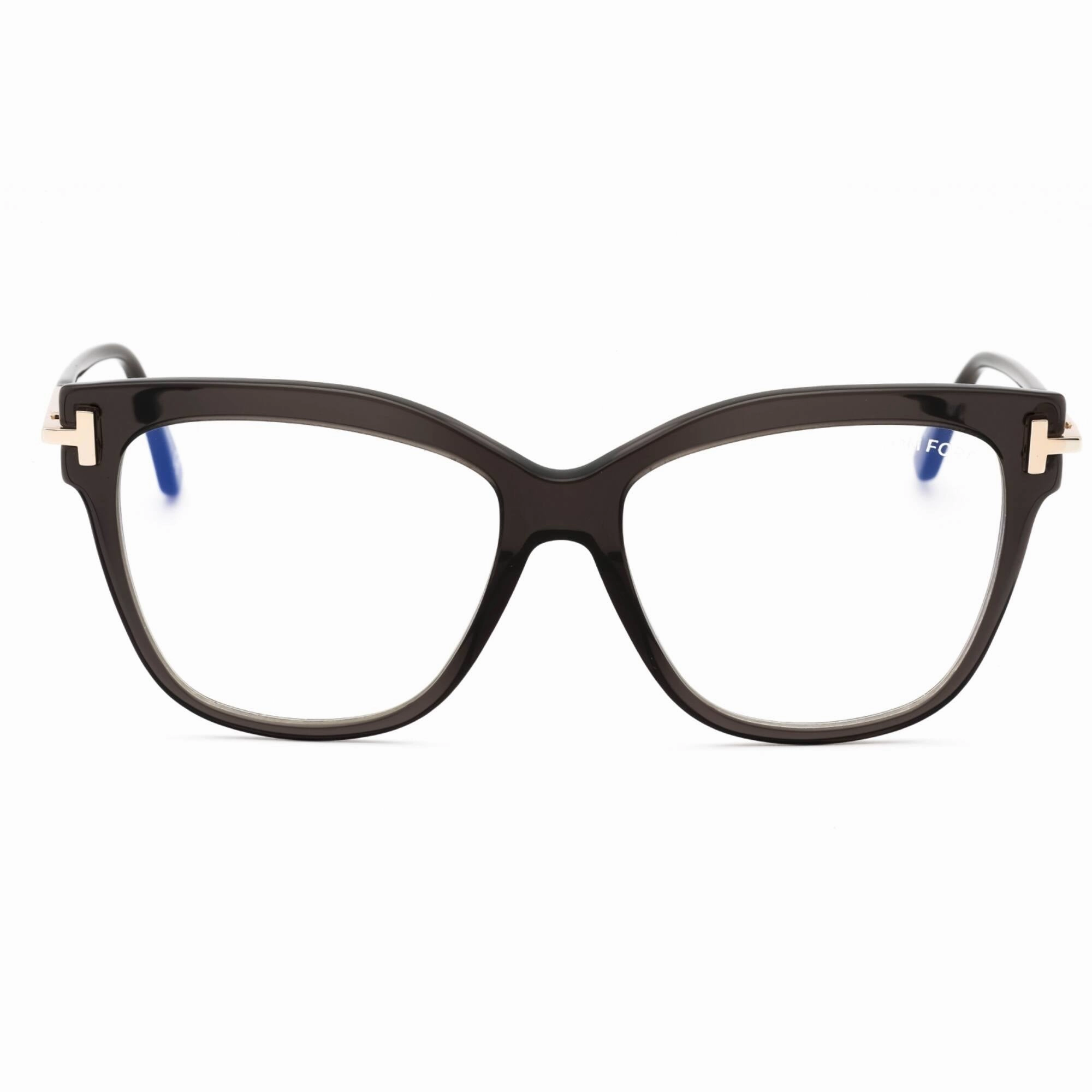 Tom Ford Women's Eyeglasses - Grey/Other Cat Eye Plastic Full Rim Frame | FT5704-B 020