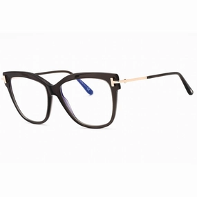 Tom Ford Women's Eyeglasses - Grey/Other Cat Eye Plastic Full Rim Frame | FT5704-B 020