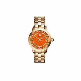 Tory Burch TRB1012 Women's 28mm Quartz Watch - Gold/Orange