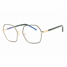 Tory Burch Women's Eyeglasses - Shiny Gold Geometric Full Rim Frame | 0TY1072 3315SB