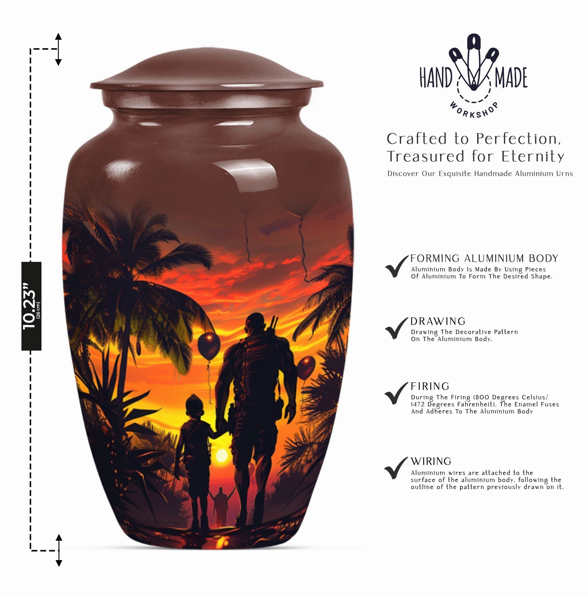 Tribute: Extraordinary Father Urn for Profound Remembrances