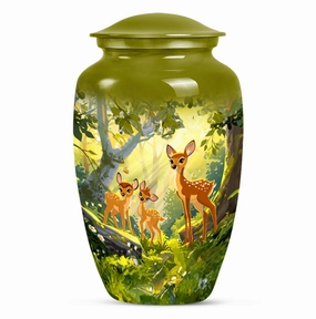Valiant Deer Memorial Tribute - Men's Cremation Urn
