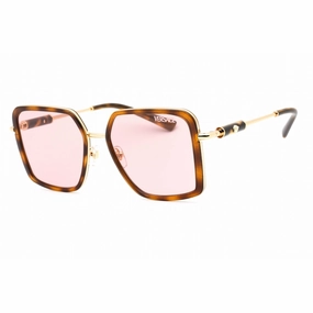 Versace Women's Sunglasses - Havana Square Frame Light Violet Lens | 0VE2261 100284