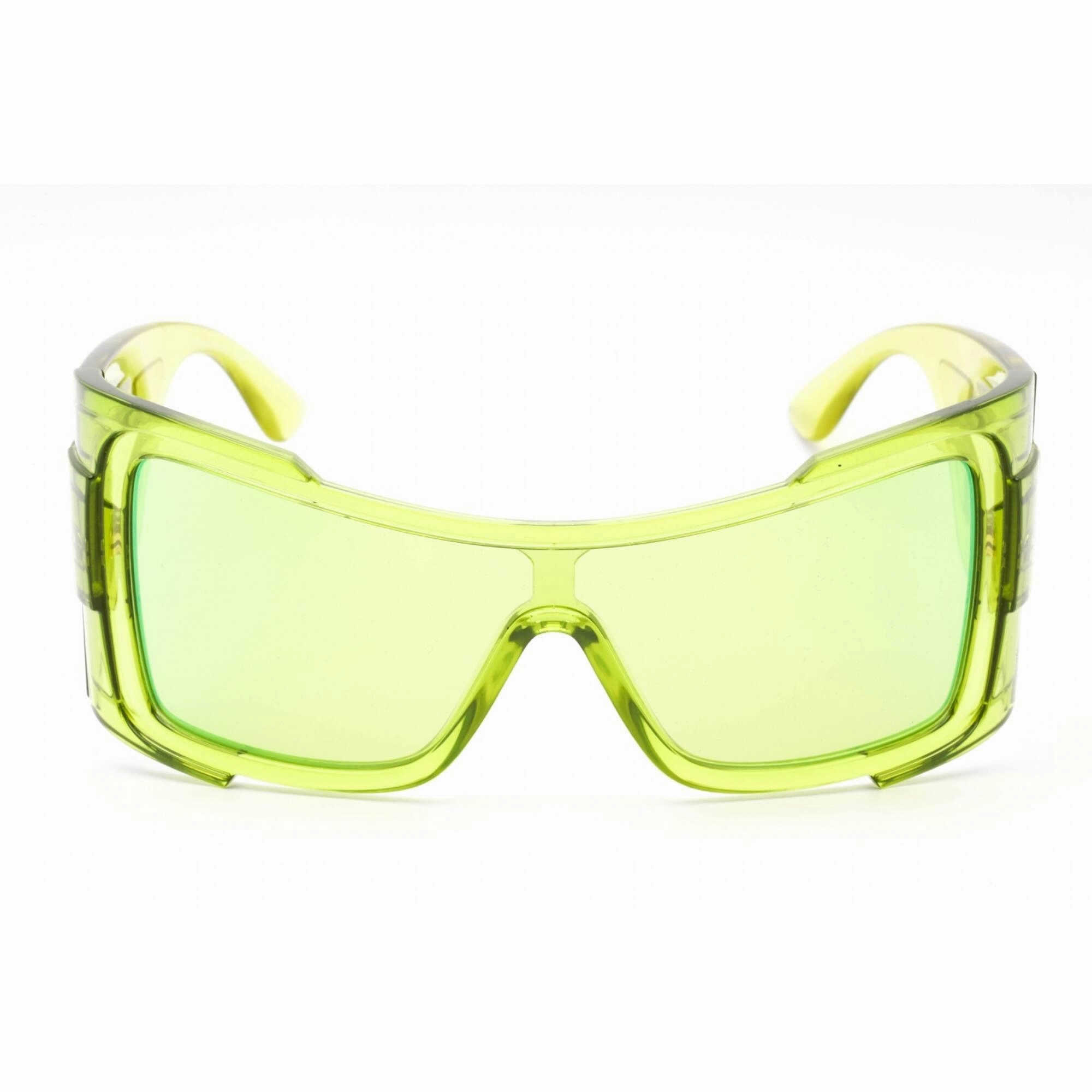 Versace Women's Sunglasses - Transparent Green Plastic Shield Frame | 0VE4451 54208N