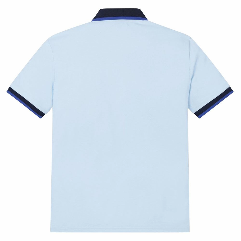 WAAC Athletic Color Rib Golf Polo Light Blue - SS24 Men