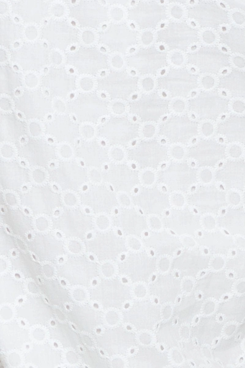 White A Line Dress Mini