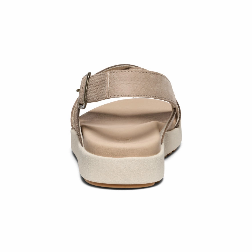 Women's Elle Luxe Cross Strap Sandal  |  Plaza Taupe/Brindle