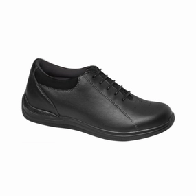 Women's Tulip - Black Leather (Wide Width)