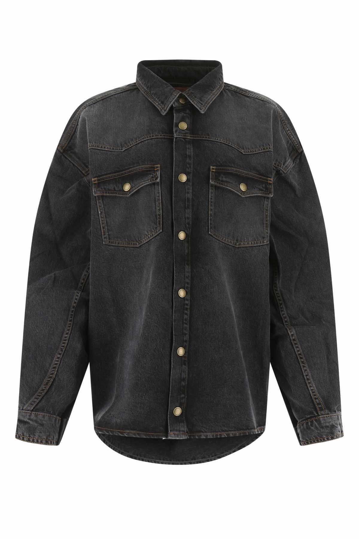 Y/Project Buttoned Oversized Denim Jacket